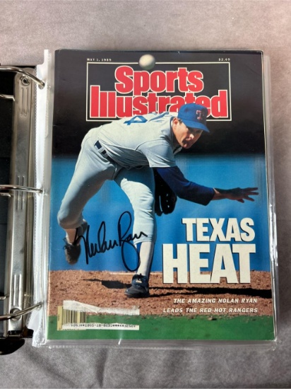 (8) Baseball Signed Magazines & Programs