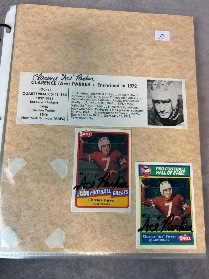 (40+) Hall of Fame Football Autographs
