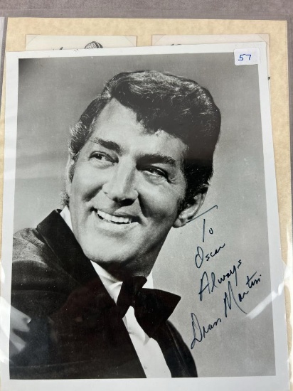 Dean Martin, Dick Van Dyke, Adam West & Andy Griffith Signed Items
