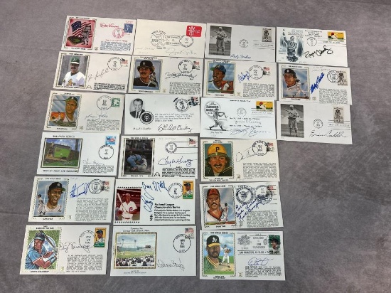 (20+) Baseball Signed 1st Day Covers/Cachets