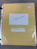 (80+) Noble Prize  Autographs - Last Name Starts with 