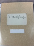 (60+) Political Autographs - Last Name Starts with 
