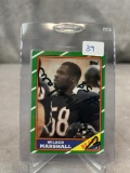 1986 Topps Wilber Marshall Signed Rookie Card