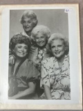 (8) Signed Betty White Photos & Misc..