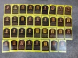 (35) Signed Baseball Hall of Fame Plaque Cards