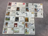 (20+) Baseball Signed 1st Day Covers/Cachets