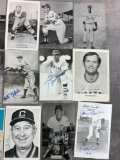 (40+) Baseball Signed Postcards & Small Photos