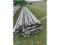 51 aluminum irrigation pipes 30’ x 3” includes some sprinkler attachment