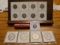 8 V-NICKELS, ROLL OF 1930'S CANADIAN CENTS, 1906 3 PENCE, KENNEDY HALVES