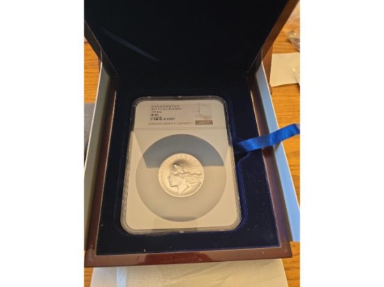 2019P 2.5-OZ. .999 SILVER U.S. MINT AMERICAN LIBERTY NGC SP69