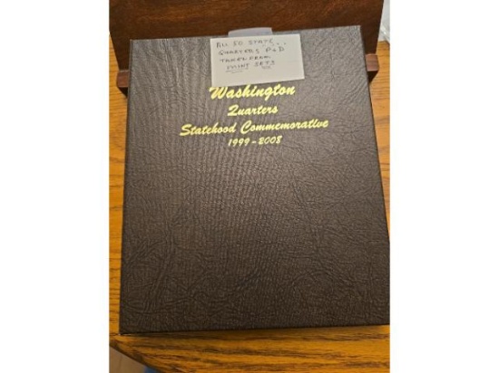 1999-2008 STATE QUARTERS COMPLETE SET IN ALBUM