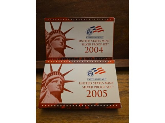 2004,05 SILVER PROOF SETS