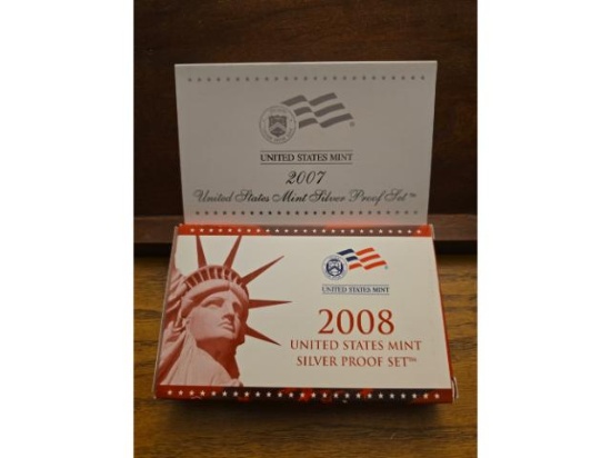 2007,08 SILVER PROOF SETS