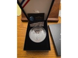 2019 APOLLO 11 5-OZ. SILVER COIN IN HOLDER BY U.S. MINT PF