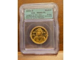 2003D BRASS SACAGAWEA CONCEPT DOLLAR WITH PEACE ICG MS69 PL