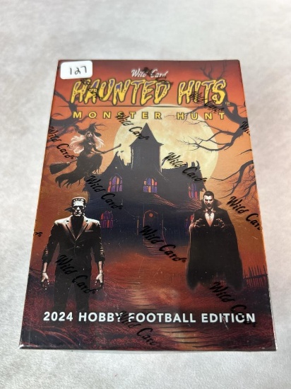 2024 Wild Card Football Haunted Hits Hobby Box sealed