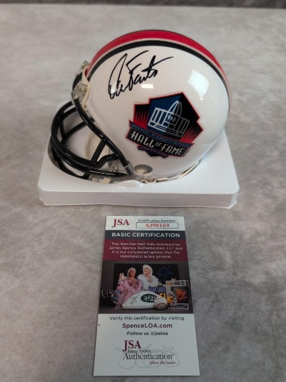Dan Fouts Signed Hall of Fame Mini Football Helmet - JSA