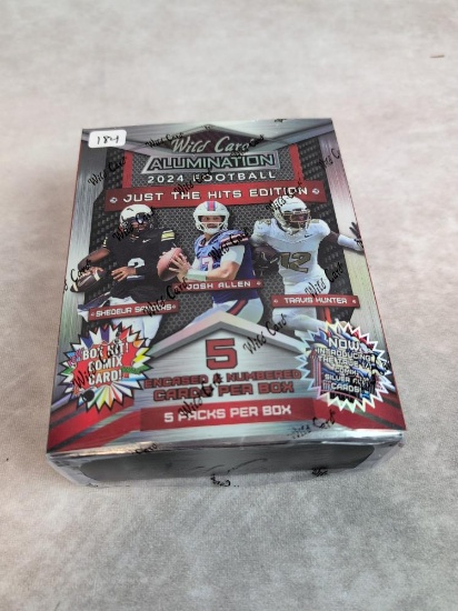 2024 Wild Card Alumination Football Just The Hits Edition Hobby Box sealed