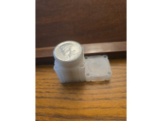 ROLL OF 1964 KENNEDY HALVES GEM BU
