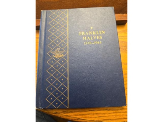FRANKLIN HALVES ALBUM COMPLETE 1948-1963 VF-UNC