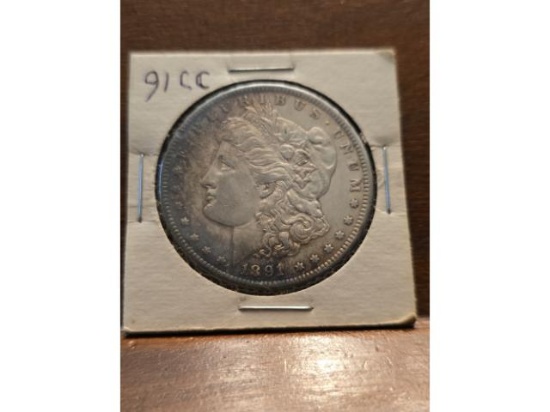 1891CC MORGAN DOLLAR XF+