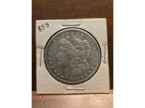 1885S MORGAN DOLLAR XF