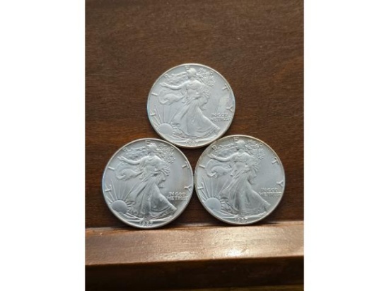 3-1987 SILVER EAGLES BU