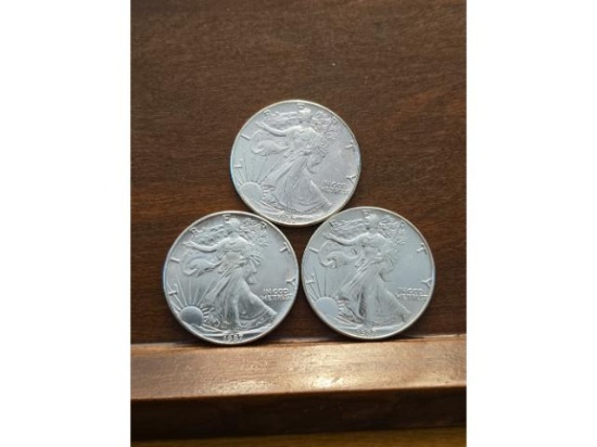 3-1987 SILVER EAGLES BU