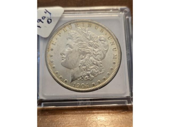 1904O MORGAN DOLLAR BU