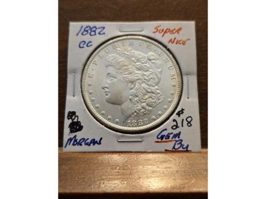 1882CC MORGAN DOLLAR BU