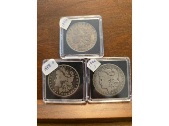 1886,88O,1900S MORGAN DOLLARS