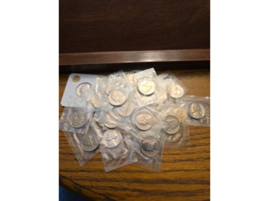 31 PROOF JEFFERSON NICKELS 1961-63