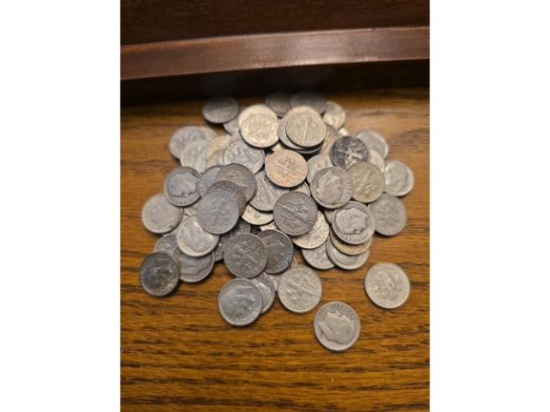 100 SILVER ROOSEVELT DIMES