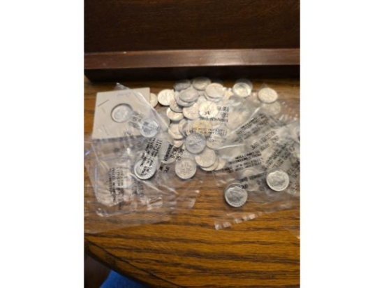 108 SILVER ROOSEVELT DIMES