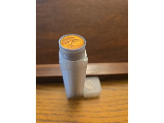 ROLL UNC 1940 LINCOLN CENTS RED