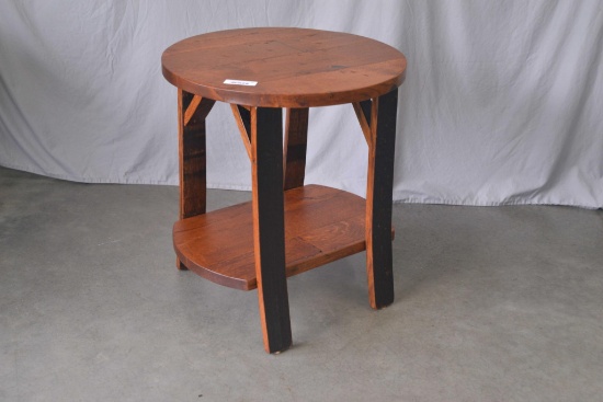 Barrel End Table