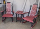 2 Rockers with End Table