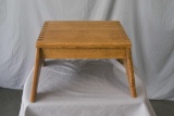 Foot Stool by Mike Hostetlet (Oak flooring from the 1896 Walnut Creek Church)