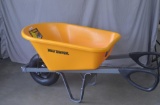 True Temp Full Size Yellow Wheelbarrow