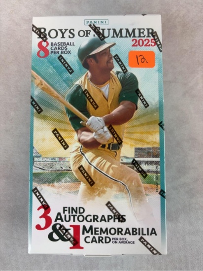 2025 Panini Boys of Summer Hobby Box Factory Sealed