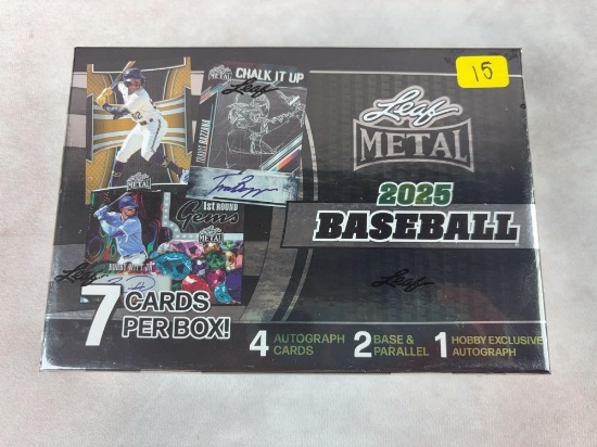 2025 Leaf Metal Baseball Hobby Box Factory Sealed