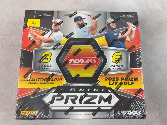 2025 Panini Prizm LIV Golf Hobby Box Factory Sealed