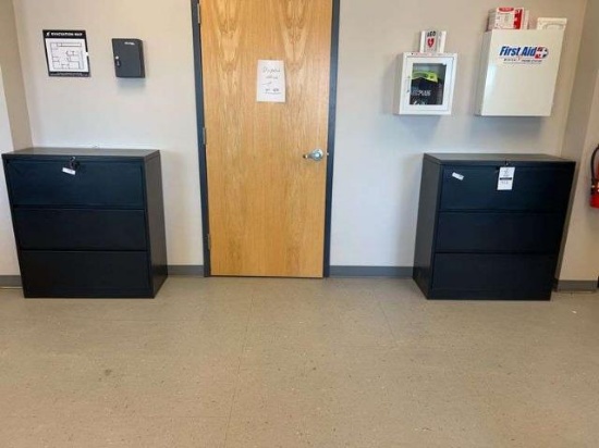 (2) file cabinets & buffet