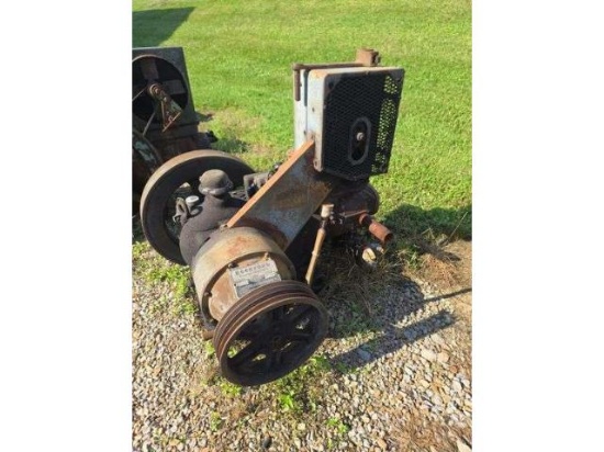 Rockford hit & miss pump jack engine