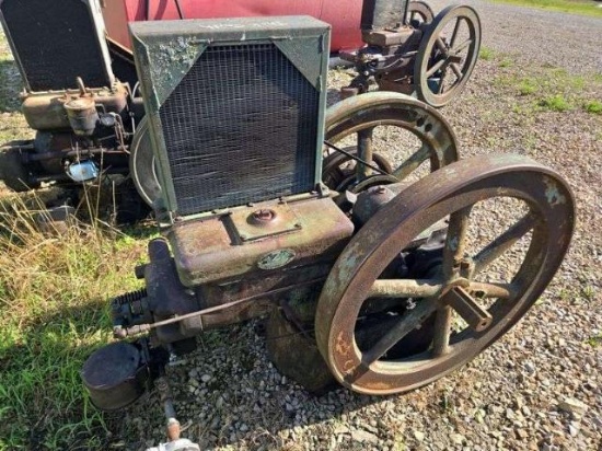 Fairbanks hit & miss pump jack engine