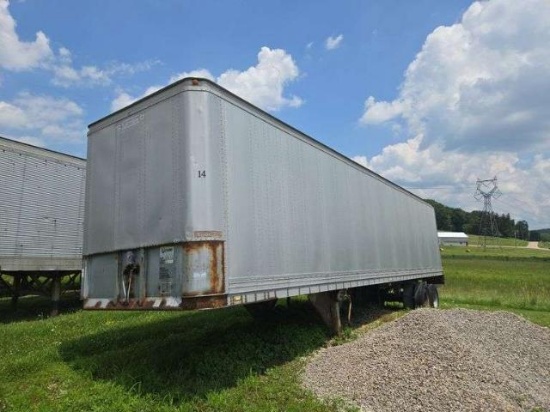 40' storage van trailer- no title