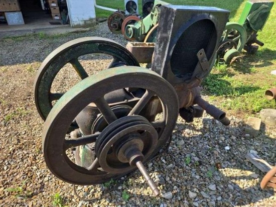 Fairbanks hit & miss pump jack engine