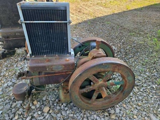 Fairbanks hit & miss pump jack engine