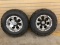 (2) 23X10.50-12 VISION TIRES ON ALUMINUM WHEELS