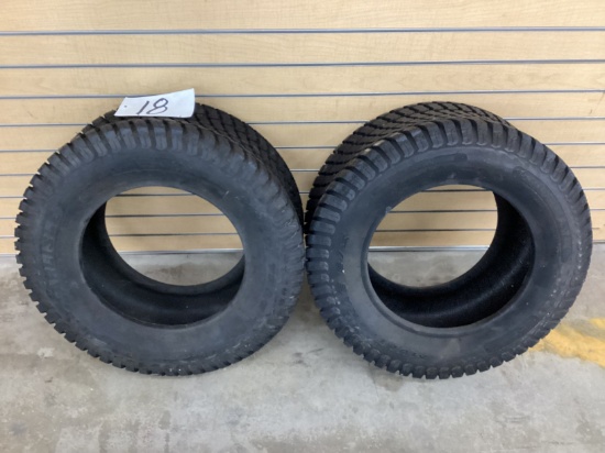 (2) CARLISLE MULTI TRAC C/S 25X10.50-14 TIRES